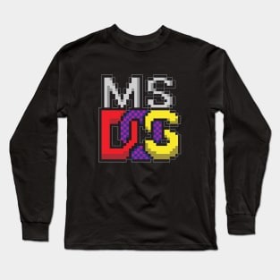 MS DOS Long Sleeve T-Shirt